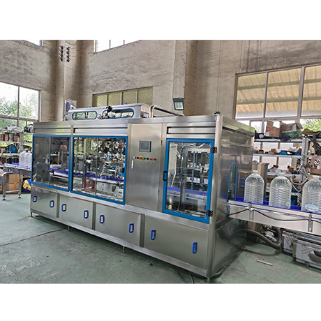 Introduce for one time use 5L-15L bottle filling 3in1 machine (linear type)