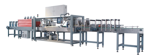 High Speed One Piece Type Film Wrapping Shrinking Machine 