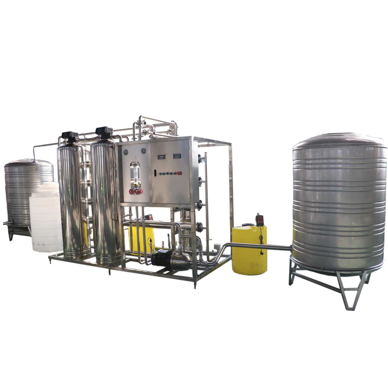 2000/h drinking pure ro water treatment plant 