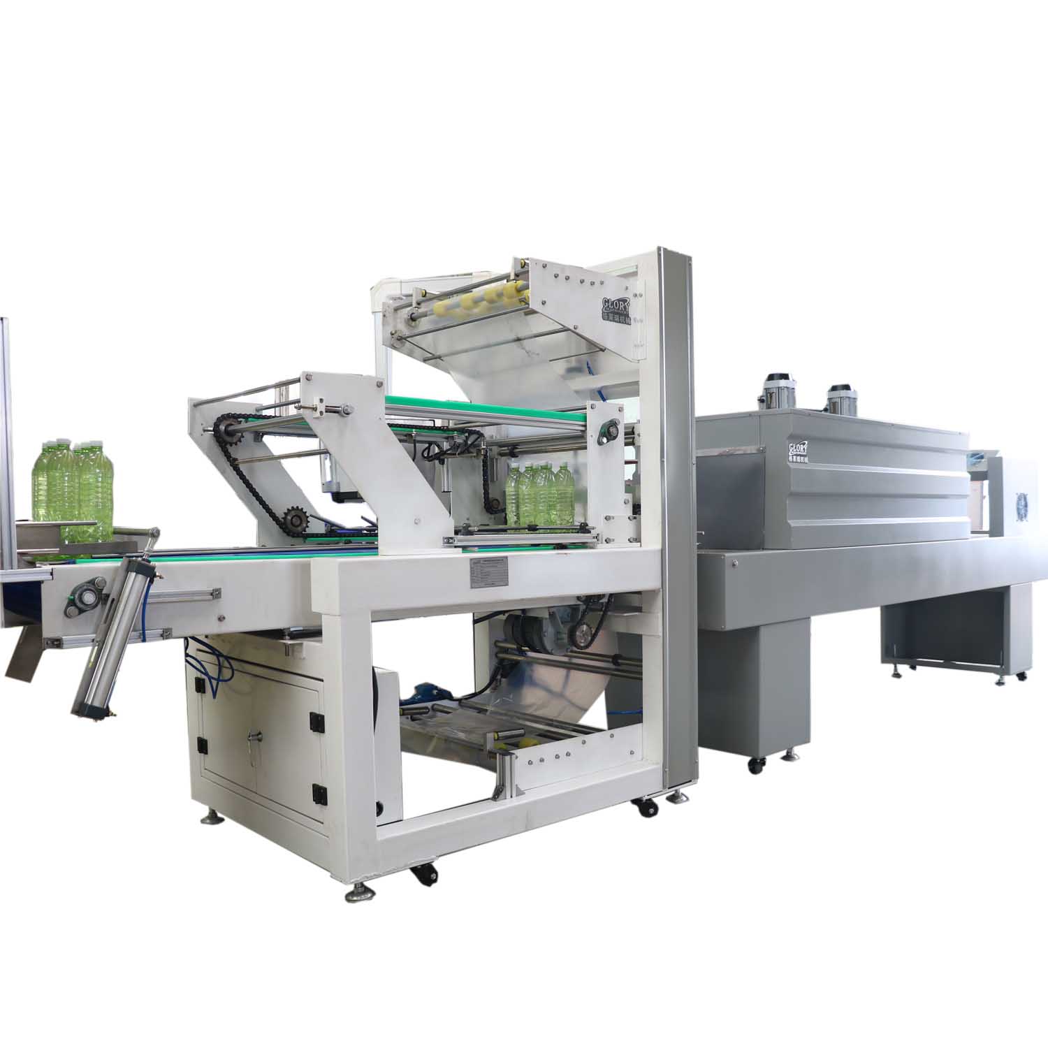 Automatic film wrapping machine 12packs/min