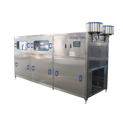 simple type 300bph 5gallon water filling production line 